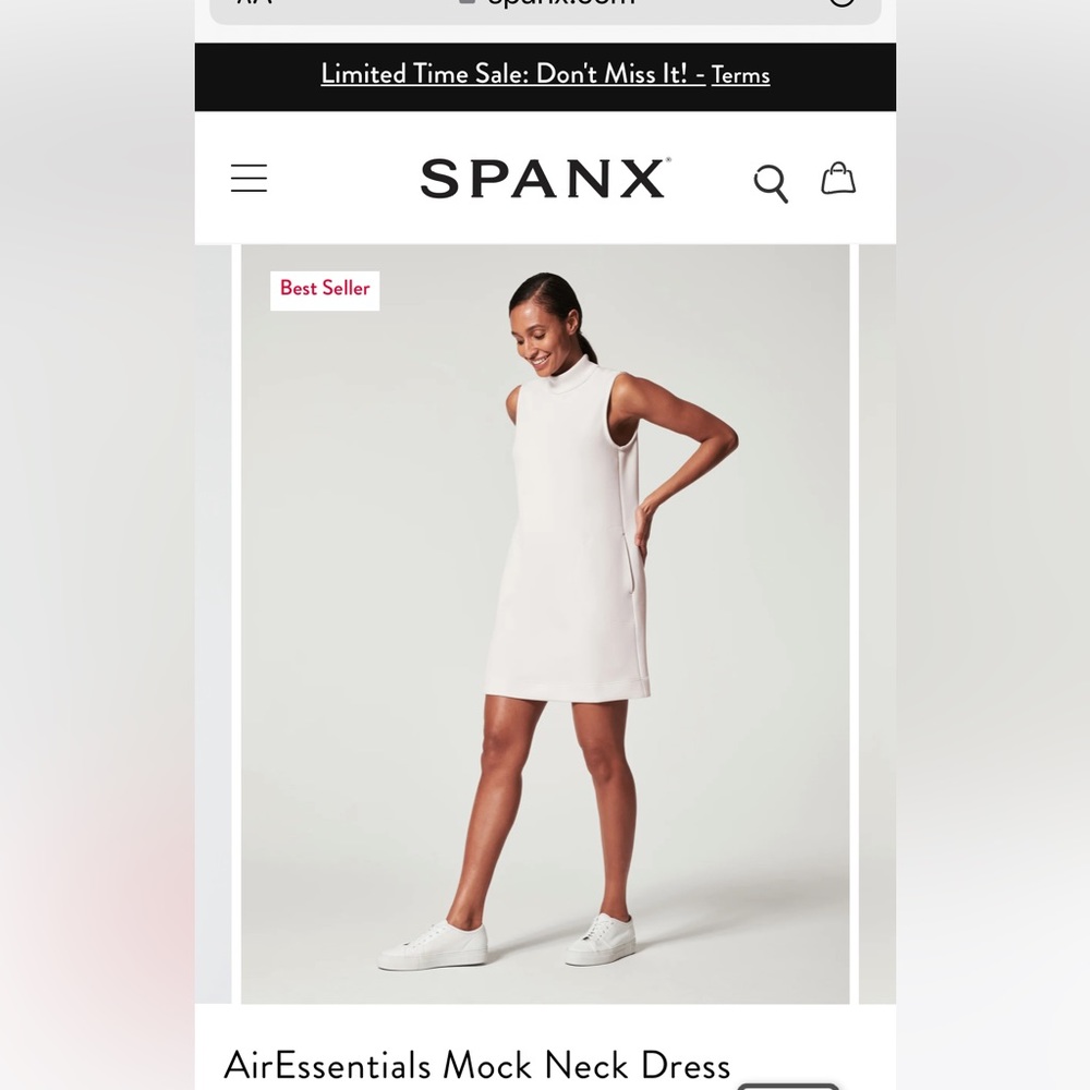 Spanx Air Essentials Mock Neck Dress